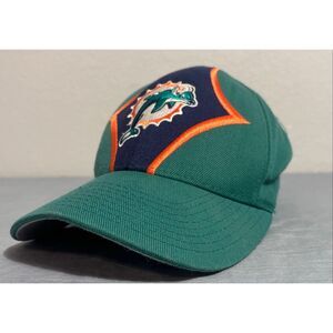 Vintage NFL Miami Dolphins Strapback Hat Starter Pro Line Adjust Wool Blend